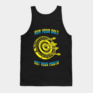 Shotgun Gun and Funny Shooting and Skeet Shooting Quote Tank Top